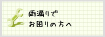 雨漏りでお困りの方へ